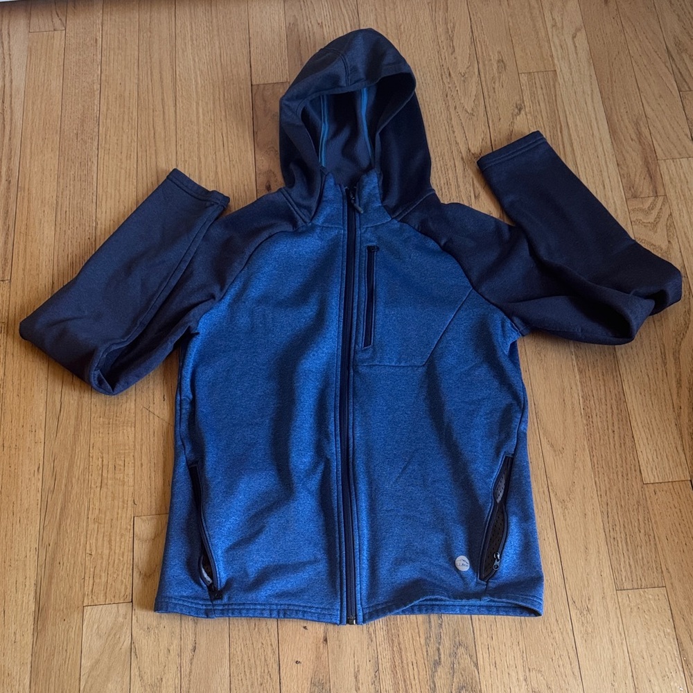 L.L. Bean Men’s Small Blue Full-Zip Hoodie